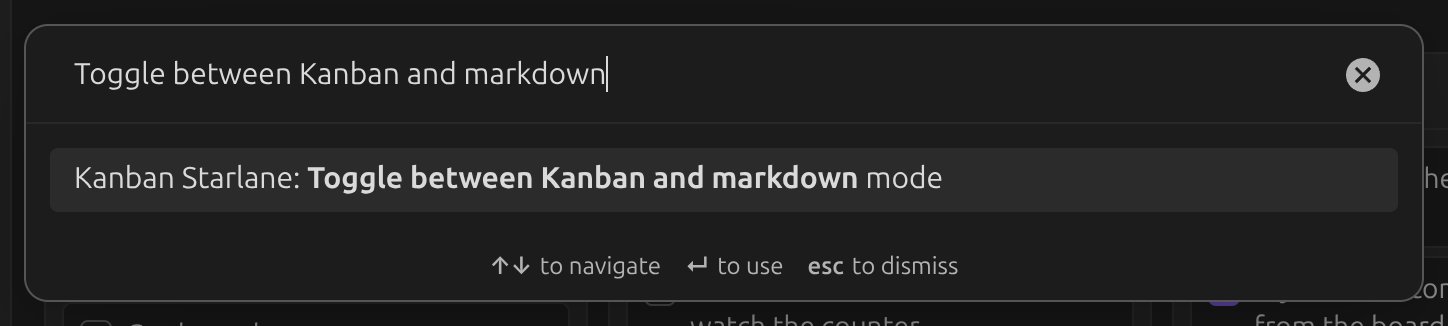 Toggling to markdown view