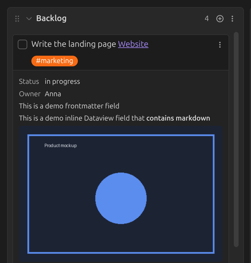 List width set to 400
